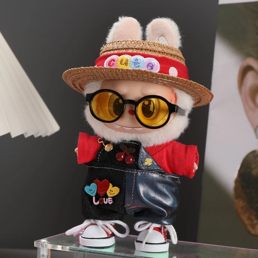 For Labubu Mini Plush Doll'S Clothes Outfit Accessories Straw Hat Canvas Shoes Leather Overalls Clothing Decoration Gift
For Labubu Mini Plush Doll'S Clothes Outfit Accessories Straw Hat Canvas Shoes Leather Overalls Clothing Decoration Gift