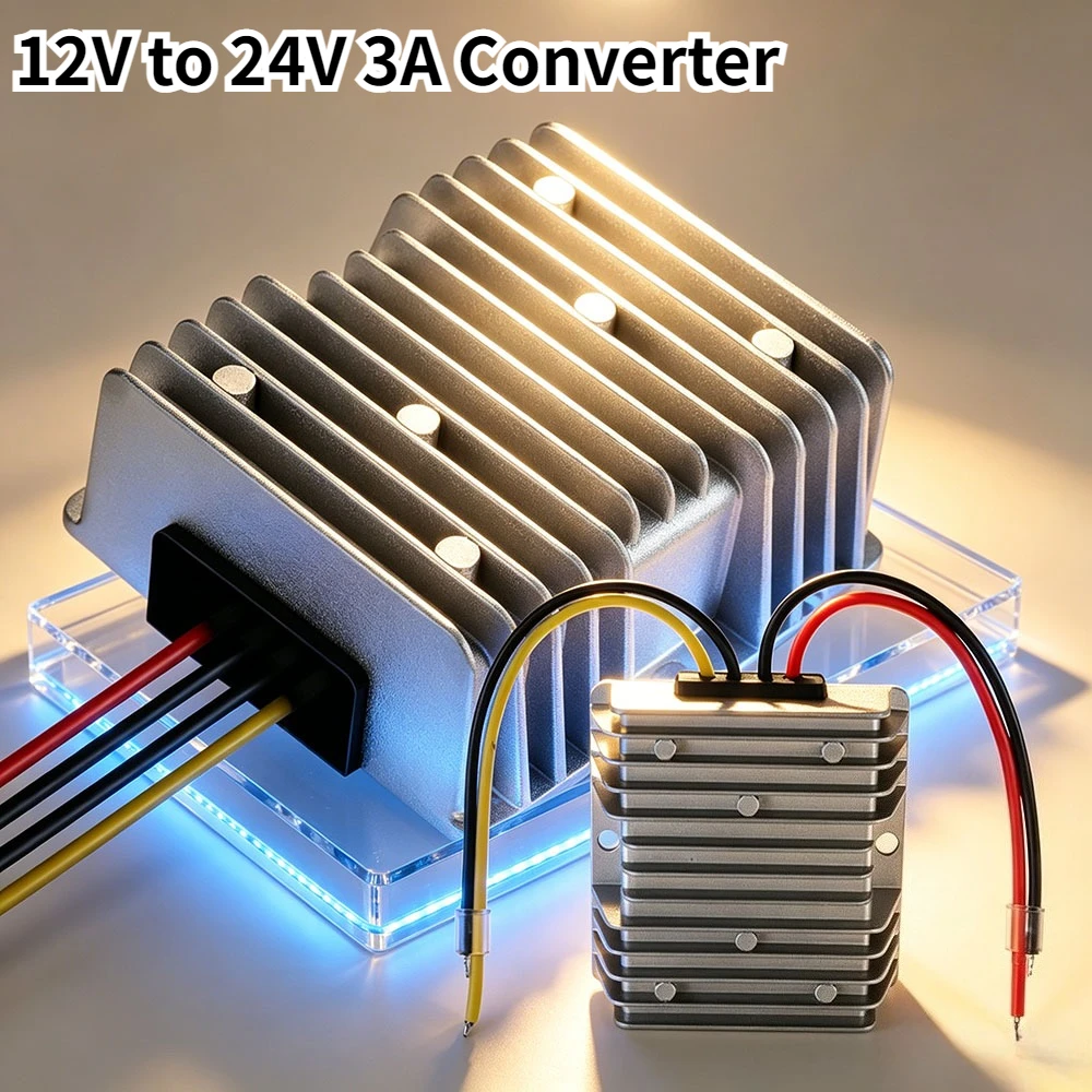 12V Step Up to 24V 3A Converter Voltage Regulator Voltage Booster IP68 Waterproof Power Supply Module for Car Truck Vehicle Boat
12V Step Up to 24V 3A Converter Voltage Regulator Voltage Booster IP68 Waterproof Power Supply Module for Car Truck Vehicle Boat