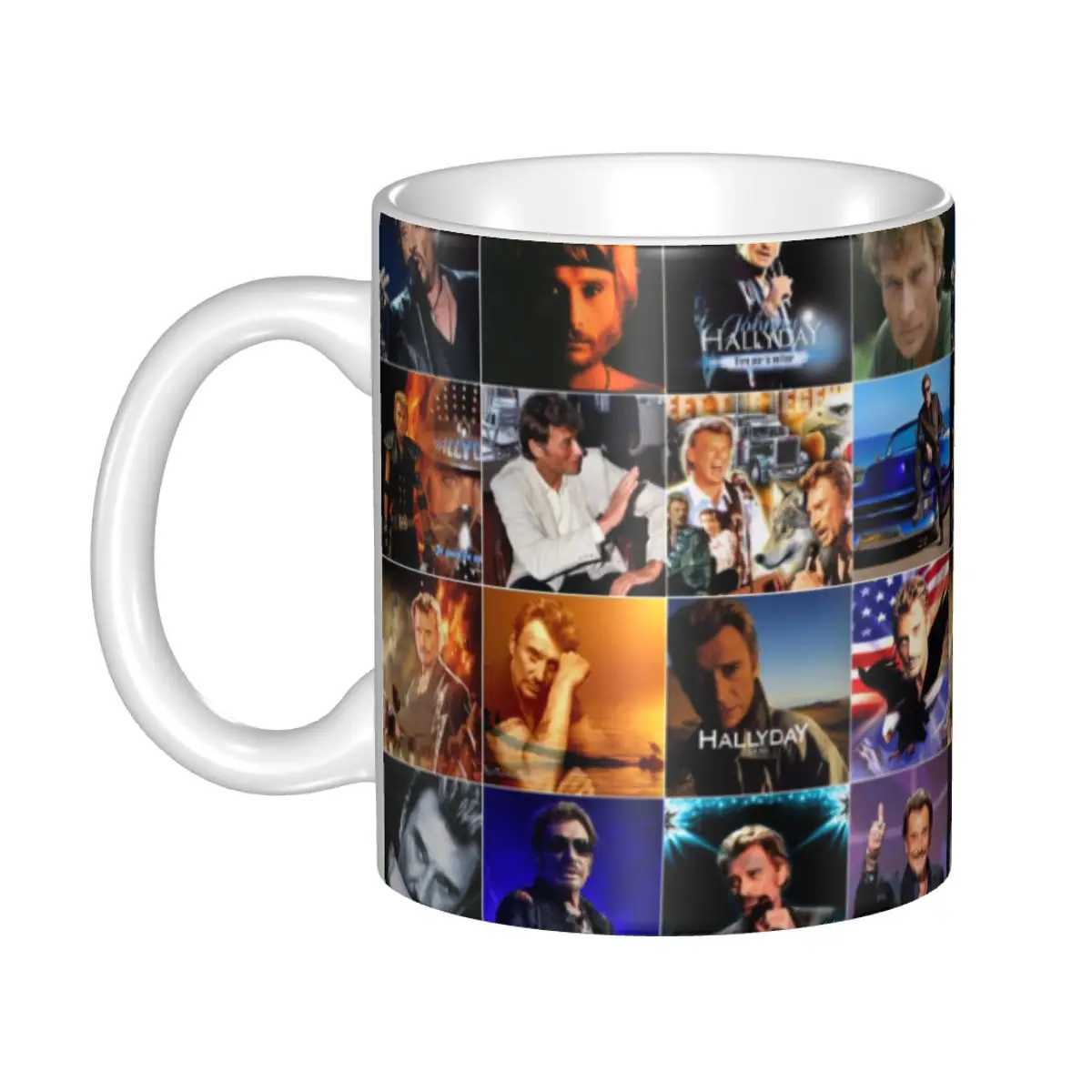 French Rock Singer Johnny Hallyday Mug Customized Ceramic Coffee Mug Creative Gift
French Rock Singer Johnny Hallyday Mug Customized Ceramic Coffee Mug Creative Gift