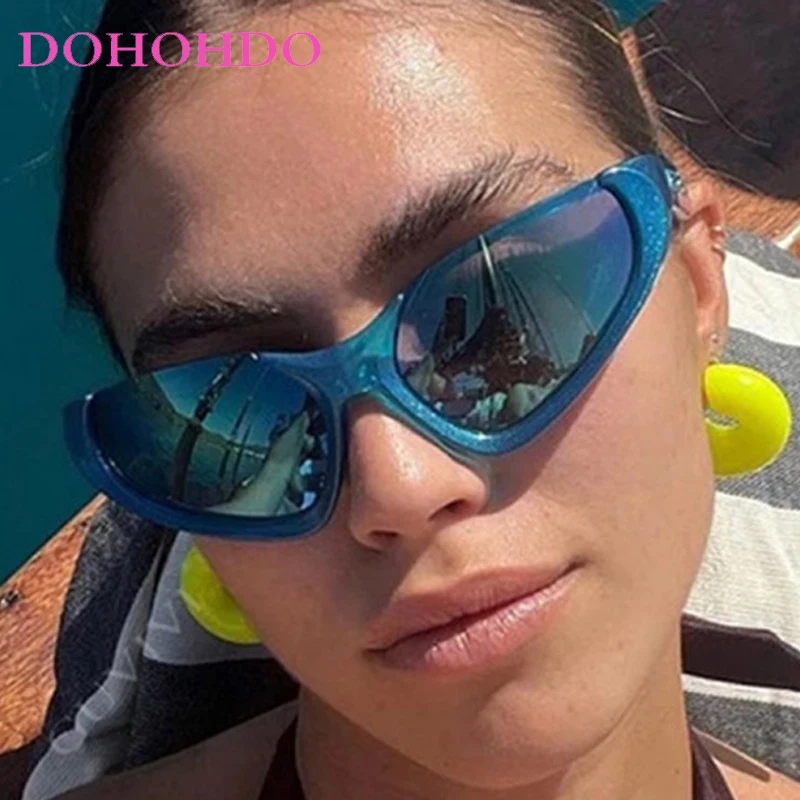 Fashion Steampunk Y2K Women Sunglasses Brand Designer Futuristic Men Sunglass Outdoor Sports Cycling Goggles Unisex Lentes UV400
Fashion Steampunk Y2K Women Sunglasses Brand Designer Futuristic Men Sunglass Outdoor Sports Cycling Goggles Unisex Lentes UV400