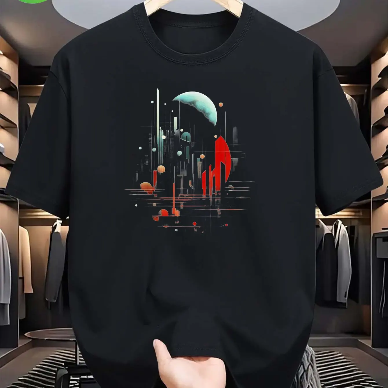 Men Cotton Black Space-Themed Graphic T-Shirt Relaxed Fit Casual Round Neck Short Sleeve with Astronaut Planet Print
Men Cotton Black Space-Themed Graphic T-Shirt Relaxed Fit Casual Round Neck Short Sleeve with Astronaut Planet Print