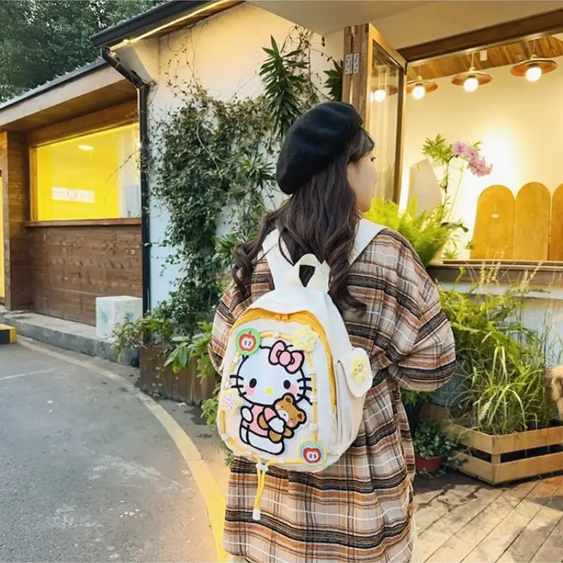 Cute Cartoon Hello Kittys Schoolbag Backpack Good-Looking High-Capacity Backpack Portable Waterproof Cartoon Festival Gift
Cute Cartoon Hello Kittys Schoolbag Backpack Good-Looking High-Capacity Backpack Portable Waterproof Cartoon Festival Gift