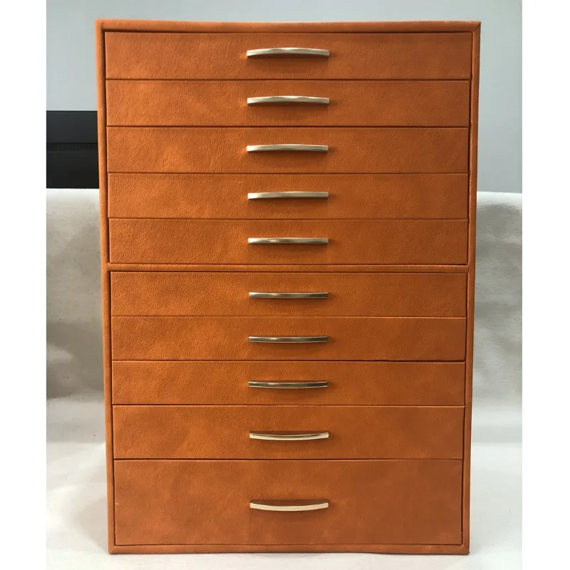 Современный простой органайзер для хранения с десятью ящиками, высококачественная шкатулка для украшений, коробка для хранения цепочек и колец.
Современный простой органайзер для хранения с десятью ящиками, высококачественная шкатулка для украшений, коробка для хранения цепочек и колец.