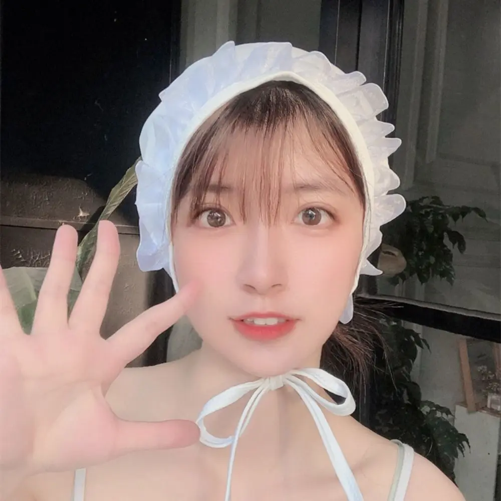 Korea Lace Swimming Cap Ear Protection Lightweight Elastic Diving Hat Ins Free Size Bathing Cap Swimming Pool
Korea Lace Swimming Cap Ear Protection Lightweight Elastic Diving Hat Ins Free Size Bathing Cap Swimming Pool