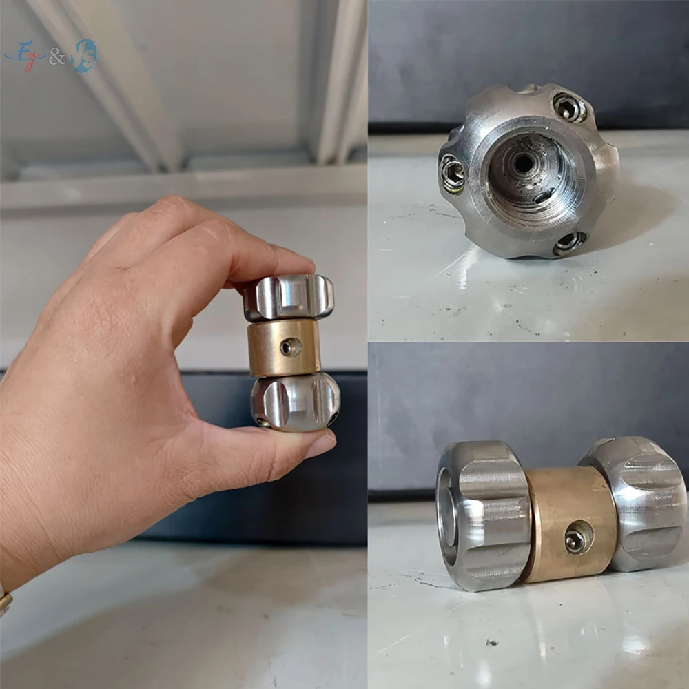 Stainless Steel V-Hammer Rotopuls Vibration Nozzles 3/8" 1/4" Jetter Sewer Dredging Nozzle Driver High-pressure Cleaning Nozzle
Stainless Steel V-Hammer Rotopuls Vibration Nozzles 3/8" 1/4" Jetter Sewer Dredging Nozzle Driver High-pressure Cleaning Nozzle