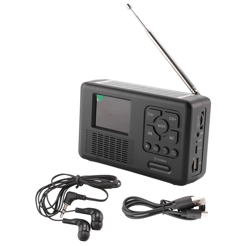 Portable Mini Radio Solar Hand Crank Radio Bluetooth Speaker Emergency Radio With Flashlight
Portable Mini Radio Solar Hand Crank Radio Bluetooth Speaker Emergency Radio With Flashlight