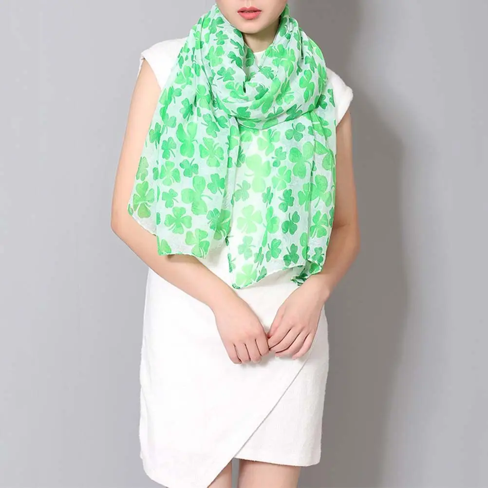Women Scarf Clover Scarf Scarf Printing Lady Scarf Elegant Clover Scarf
Women Scarf Clover Scarf Scarf Printing Lady Scarf Elegant Clover Scarf