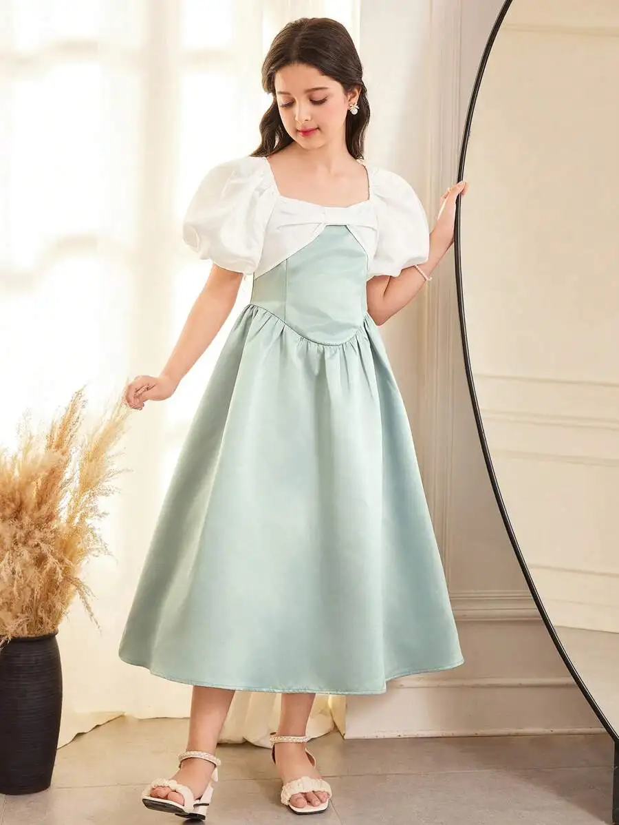 Mint Green Square Collar Puff Sleeve A-Line Princess Dress
Mint Green Square Collar Puff Sleeve A-Line Princess Dress