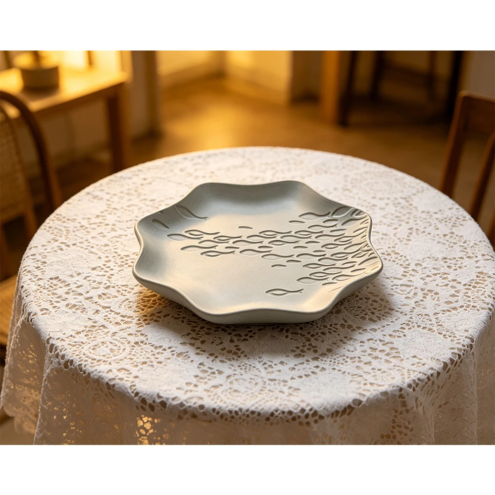 Wave Edge Fish Relief Tray Silicone Mold, Reusable Durable Storage Tray Mold for Resin Concrete, Plaster, Jesmonite
Wave Edge Fish Relief Tray Silicone Mold, Reusable Durable Storage Tray Mold for Resin Concrete, Plaster, Jesmonite