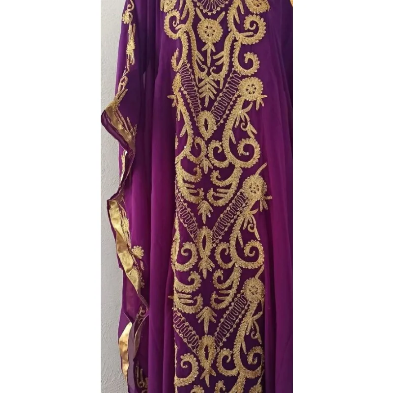 Wine Morocco Dubai Long Shirt African Costume Bridesmaid Arab Party Dress European and American Fashion Trends
Wine Morocco Dubai Long Shirt African Costume Bridesmaid Arab Party Dress European and American Fashion Trends