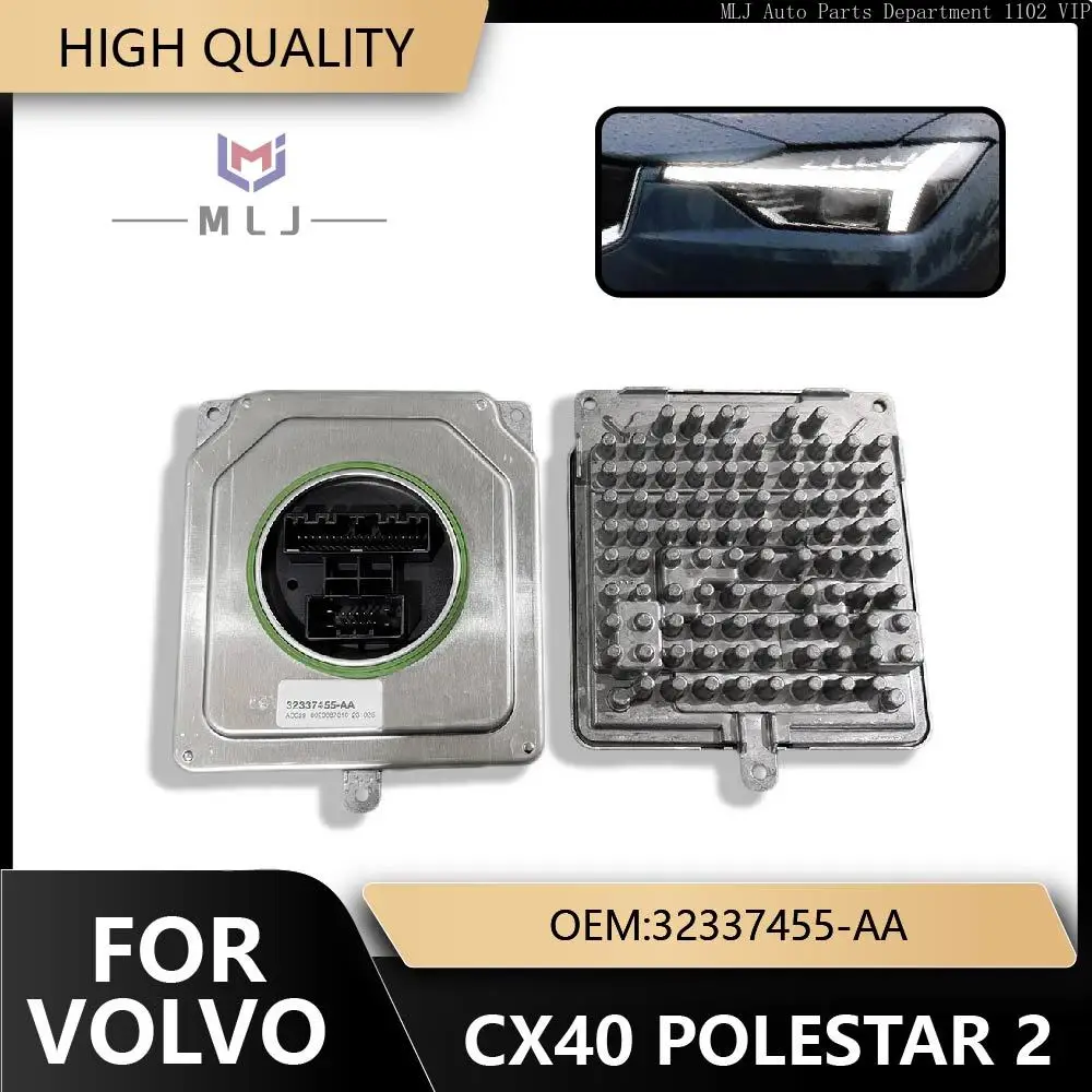 Блок управления фарами 32337455-AA для Volvo XC40 Polestar 2, модуль балласта фар, модуль управления Angel Eye, автомобильные аксессуары
Блок управления фарами 32337455-AA для Volvo XC40 Polestar 2, модуль балласта фар, модуль управления Angel Eye, автомобильные аксессуары