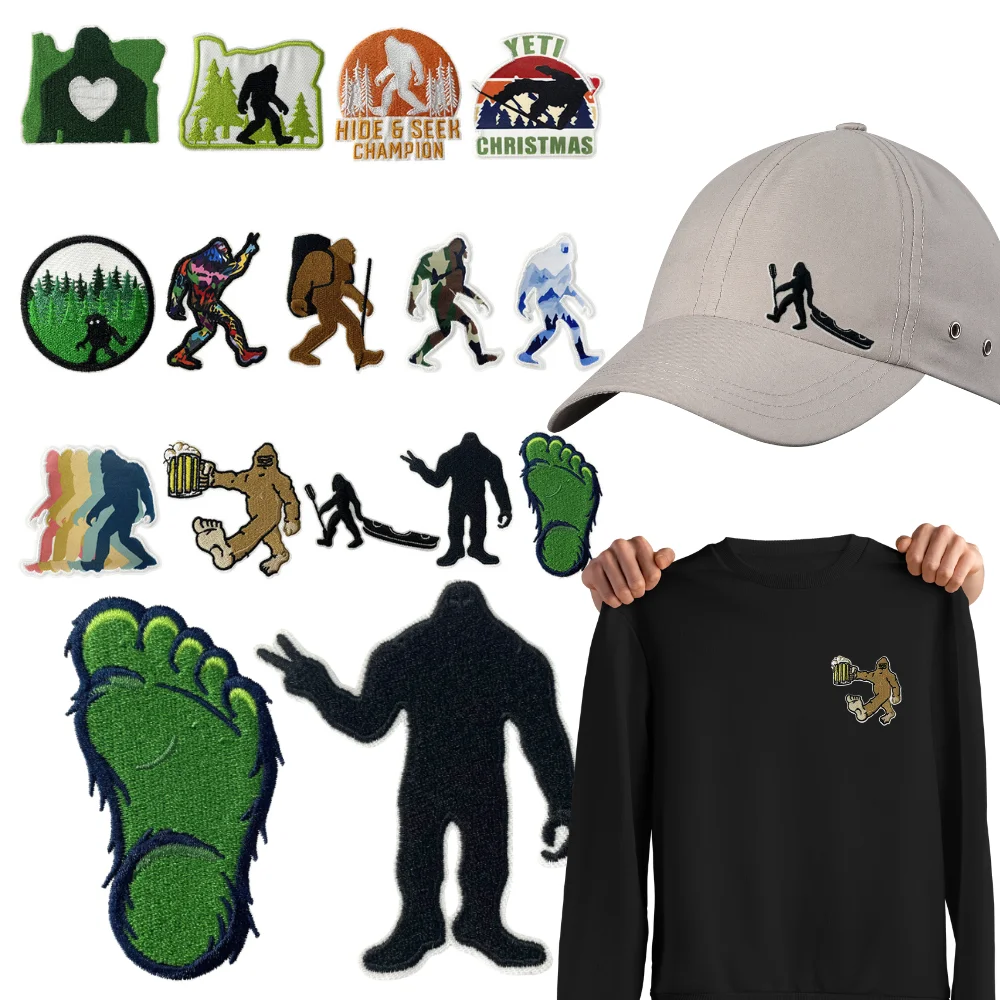 2025 Bigfoot Hot Melt Adhesive Tape Set Stickers Iron on Patches Patch for Clothing Embroidery Sticker for Clothing Backpack
2025 Bigfoot Hot Melt Adhesive Tape Set Stickers Iron on Patches Patch for Clothing Embroidery Sticker for Clothing Backpack