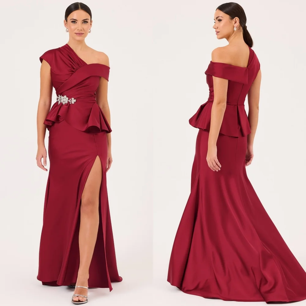 Customized Modern Style Charmeuse Sequined Pleat A-line Off-the-shoulder Long Dresses Bespoke Occasion Sexy
Customized Modern Style Charmeuse Sequined Pleat A-line Off-the-shoulder Long Dresses Bespoke Occasion Sexy