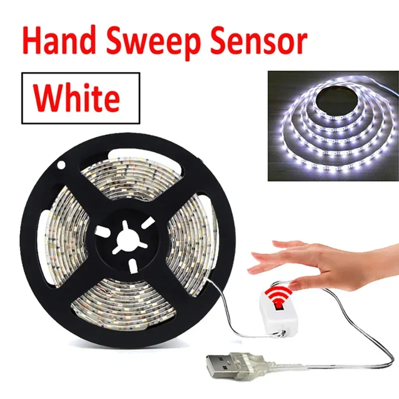 Night light Smart waving sensor strip touch-free, dual color temperature, croppable USB charging, hovering for 2 seconds dimming
Night light Smart waving sensor strip touch-free, dual color temperature, croppable USB charging, hovering for 2 seconds dimming