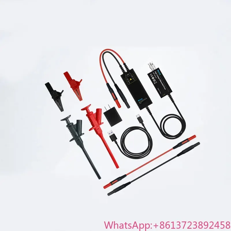 Micsig DP10013 (100M+1500V) Oscilloscope High Voltage Differential Probe Kit with BNC Inter.face
Micsig DP10013 (100M+1500V) Oscilloscope High Voltage Differential Probe Kit with BNC Inter.face