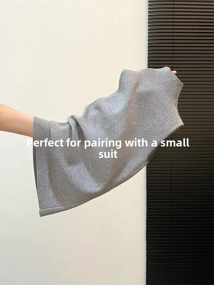 Slim Fit Knitted Base Layer Top Women's Early Spring Suit Inner Sleeveless Tank Strap Outer Wear Tight Sweater Autumn Winter
Slim Fit Knitted Base Layer Top Women's Early Spring Suit Inner Sleeveless Tank Strap Outer Wear Tight Sweater Autumn Winter