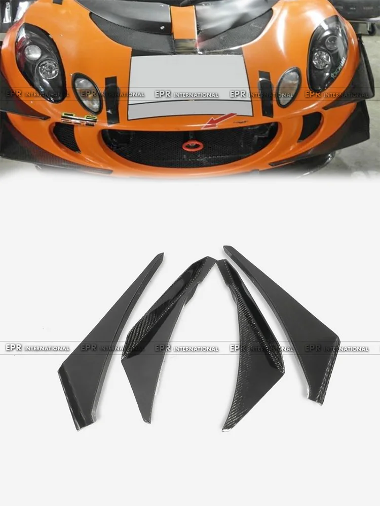 For Lotus Exige S2 Front Bumper Canard 4Pcs - Exterior Racing Sport Canard Accessory
For Lotus Exige S2 Front Bumper Canard 4Pcs - Exterior Racing Sport Canard Accessory