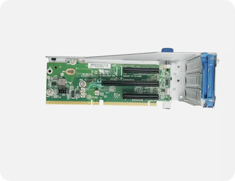 FOR HPE DL380 Gen10 876320-001 Cage 875058-001 PCIe & 877947-001 PCIe Riser Board
FOR HPE DL380 Gen10 876320-001 Cage 875058-001 PCIe & 877947-001 PCIe Riser Board