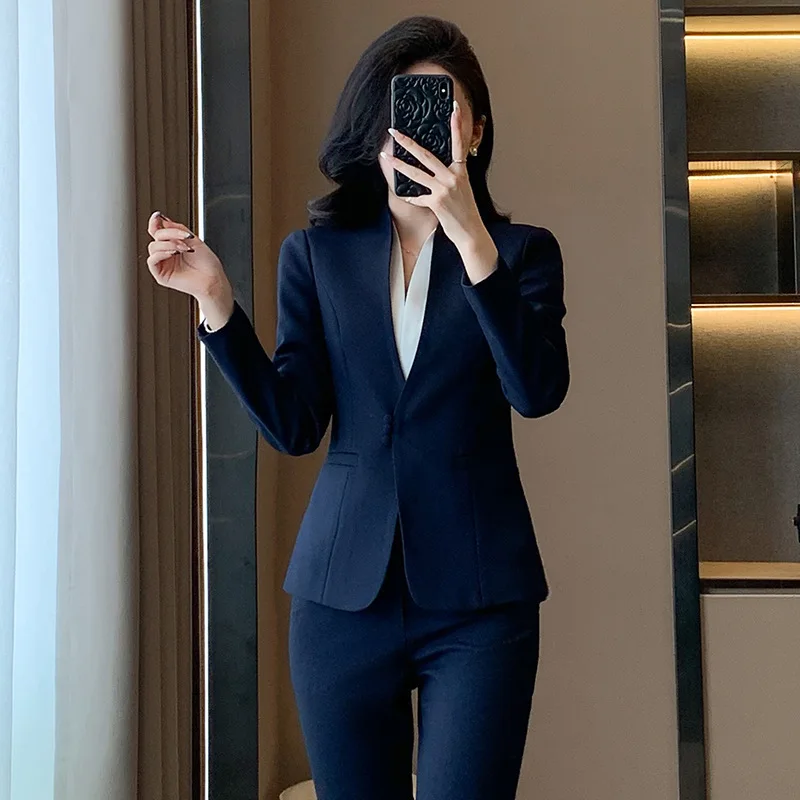 High-end professional women's suit set for spring, stylish and elegant business attire for managers, interviews, and office work
High-end professional women's suit set for spring, stylish and elegant business attire for managers, interviews, and office work