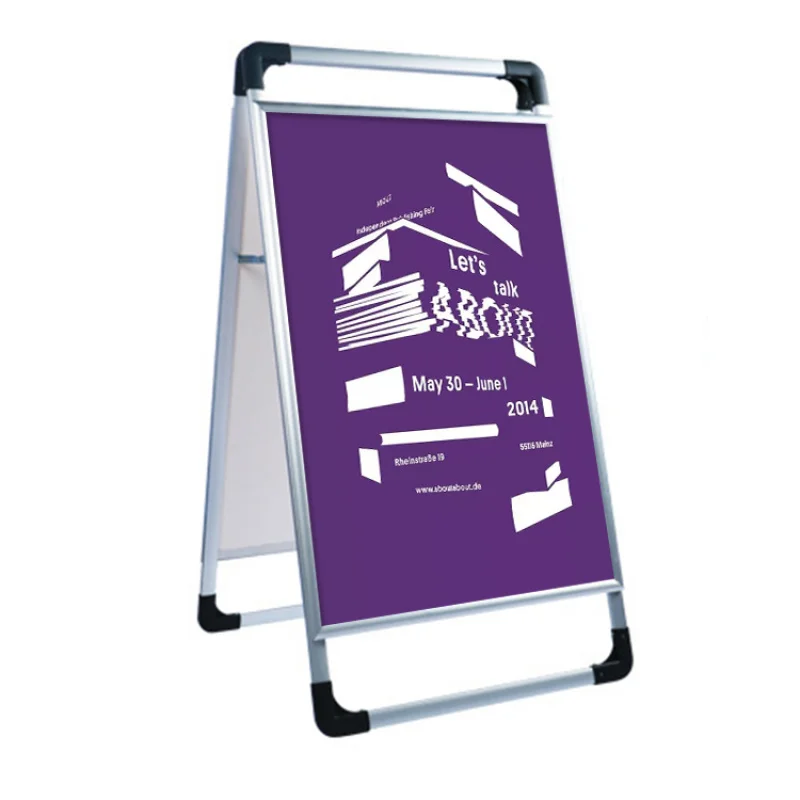customized.Hot Selling Aluminum Portable A Frame Double Side Poster Stand Sidewalk Sign Stand Outdoor Hand Carried Poster Displa
customized.Hot Selling Aluminum Portable A Frame Double Side Poster Stand Sidewalk Sign Stand Outdoor Hand Carried Poster Displa