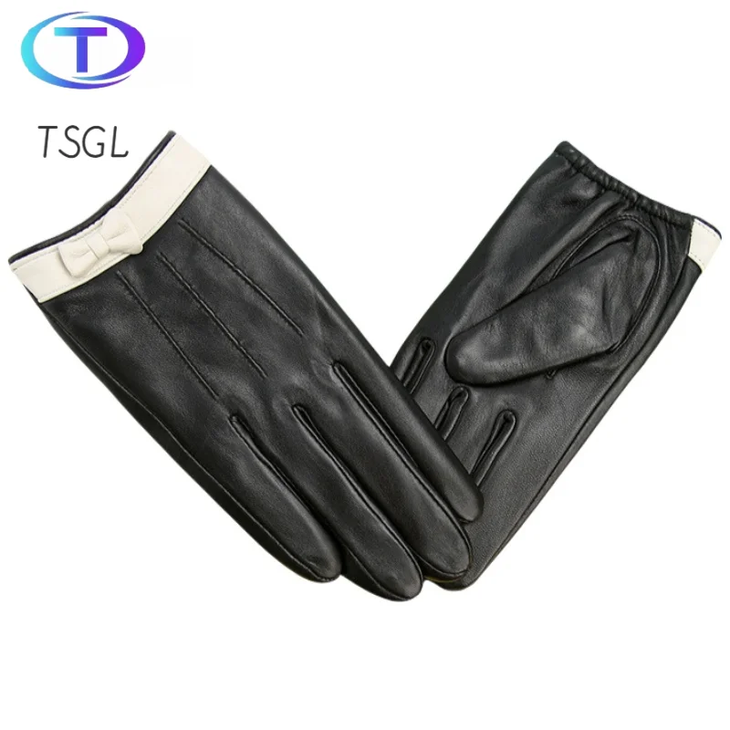 Driving Cycling Gloves High Quality Leather Female Fashion Winter Velvet Warm Black Glove Women Touch Phone Screen Glove Mittens
Driving Cycling Gloves High Quality Leather Female Fashion Winter Velvet Warm Black Glove Women Touch Phone Screen Glove Mittens