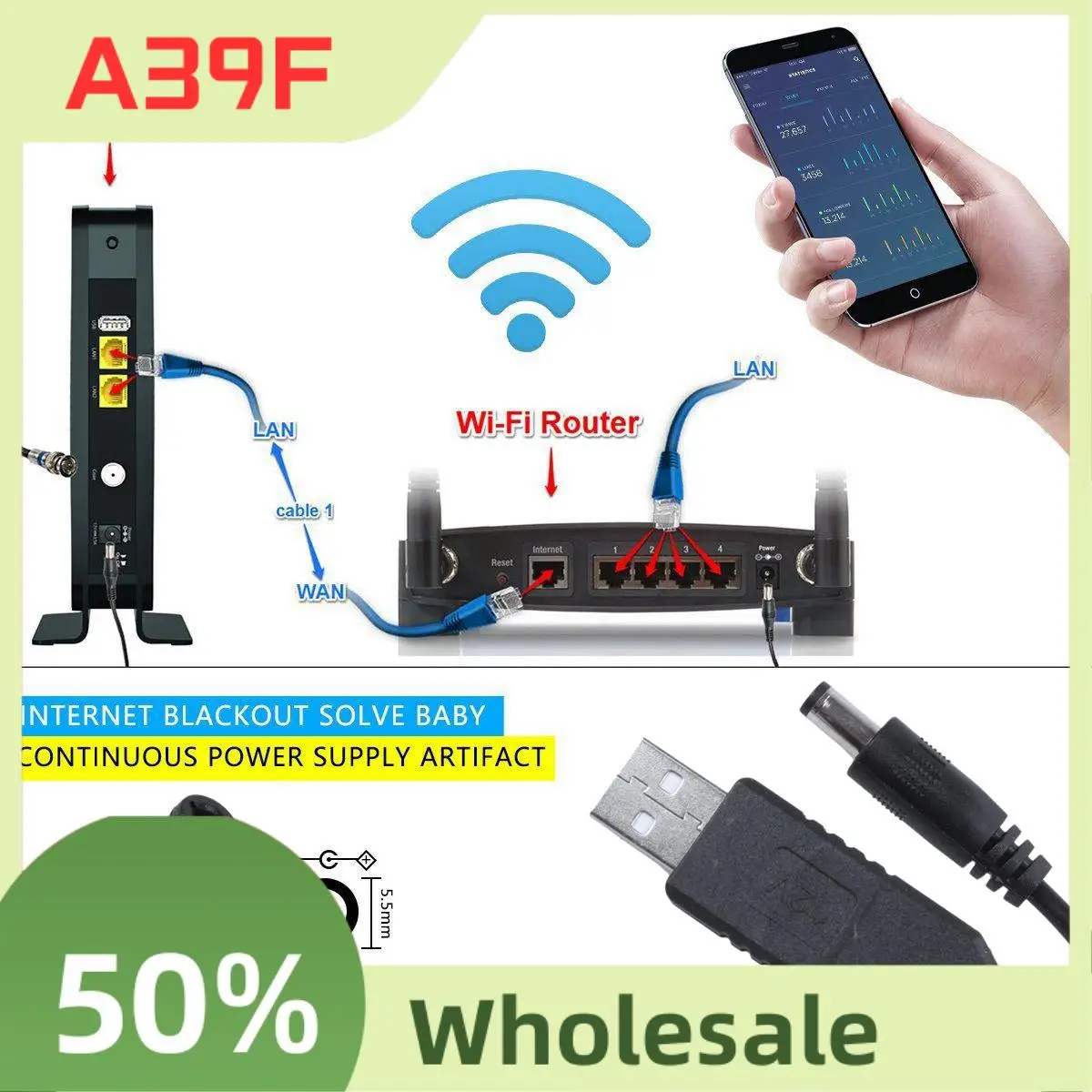 T86C NEW 2 X 6Dbi 2.4Ghz 5Ghz Dual Band Wifi RP-SMA Antenna & 1X USB DC 5V To DC 12V 2.1Mm X 5.5Mm Module Converter DC Barrel
T86C NEW 2 X 6Dbi 2.4Ghz 5Ghz Dual Band Wifi RP-SMA Antenna & 1X USB DC 5V To DC 12V 2.1Mm X 5.5Mm Module Converter DC Barrel