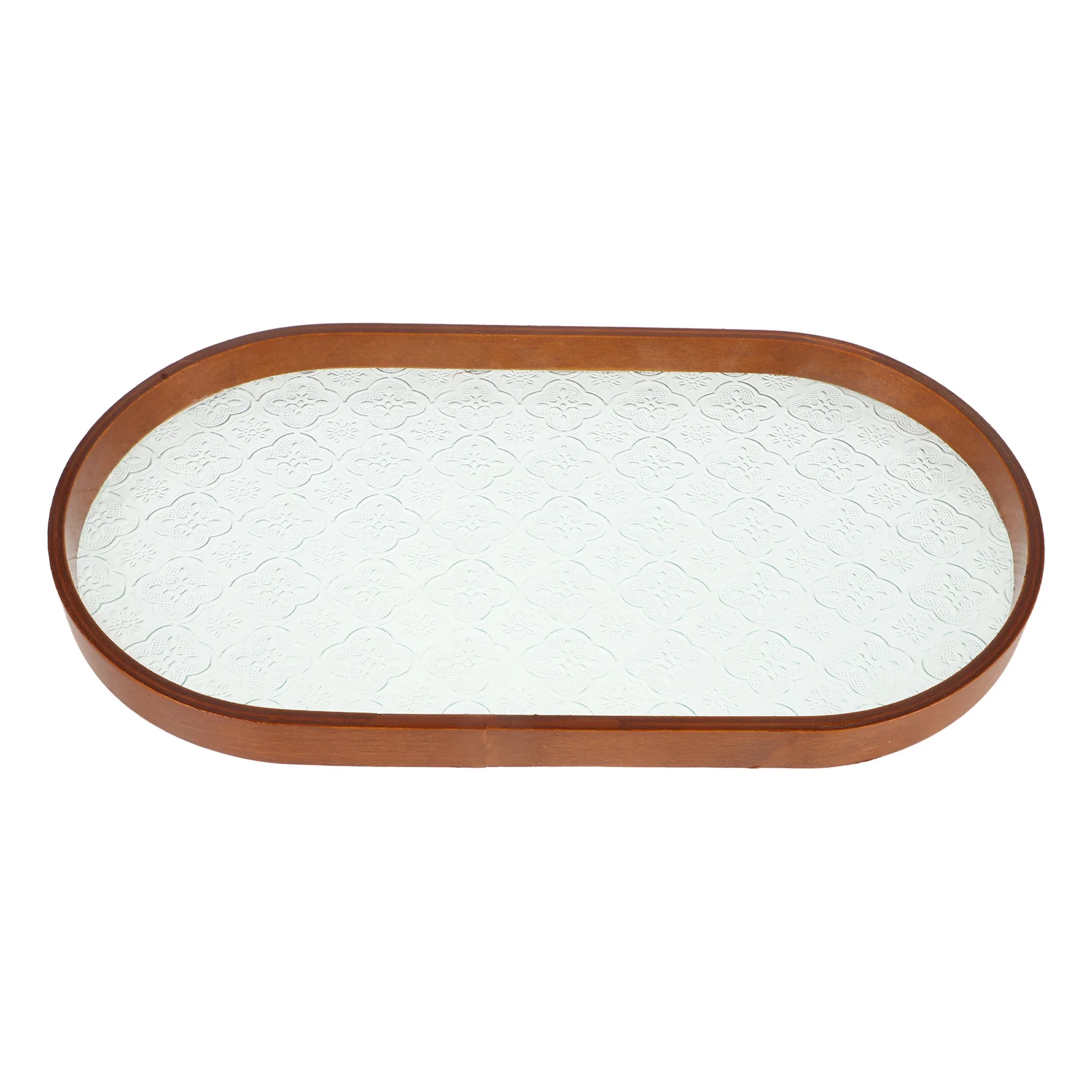 Glass Serving Plate Rectangular Snack Tray Tea Ceremony Fruit Dessert Platter Wood Edge Reusable Decorative Tray for Coffee
Glass Serving Plate Rectangular Snack Tray Tea Ceremony Fruit Dessert Platter Wood Edge Reusable Decorative Tray for Coffee