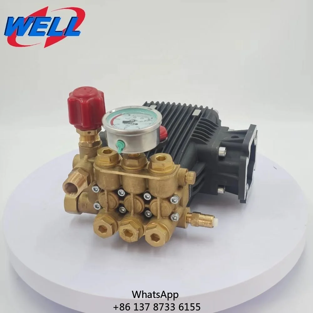 WEITE 1507A New High Pressure Plunger Pump For Car Wash Shop Cold Water Cleaning 186Bar 3.4GPM 5000W Heavy Duty
WEITE 1507A New High Pressure Plunger Pump For Car Wash Shop Cold Water Cleaning 186Bar 3.4GPM 5000W Heavy Duty