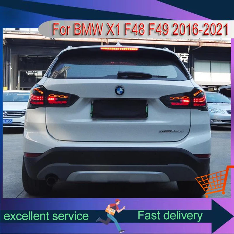 A Pair of Taillights For BMW X1 F48 F49 2016-2021 Dragon scale Style LED DRL Rear Lamp Reverse Vehicles Tools Car Accessories
A Pair of Taillights For BMW X1 F48 F49 2016-2021 Dragon scale Style LED DRL Rear Lamp Reverse Vehicles Tools Car Accessories