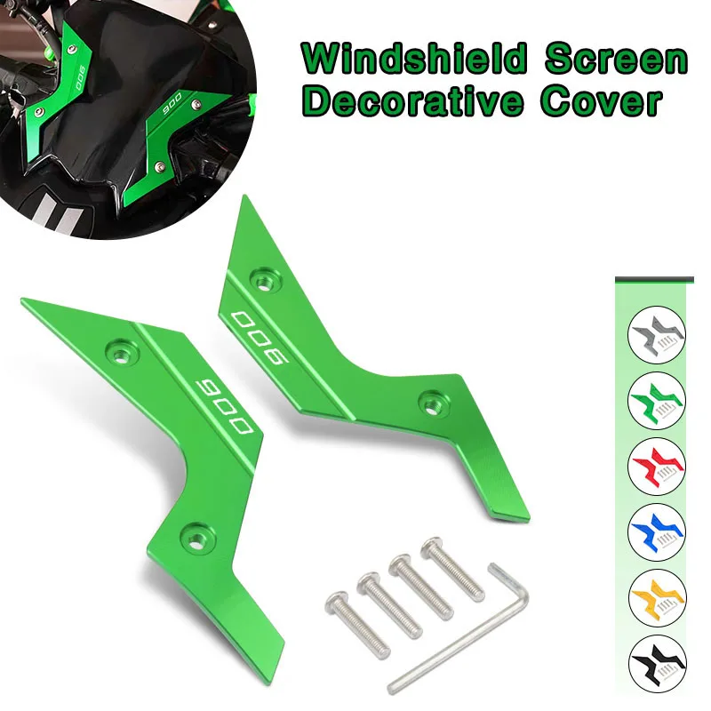 Motorcycle Accessories CNC Windshield Screen Decorative Cover Plate Fit For Z900 Z 900 Z900SE 2020-2023
Motorcycle Accessories CNC Windshield Screen Decorative Cover Plate Fit For Z900 Z 900 Z900SE 2020-2023