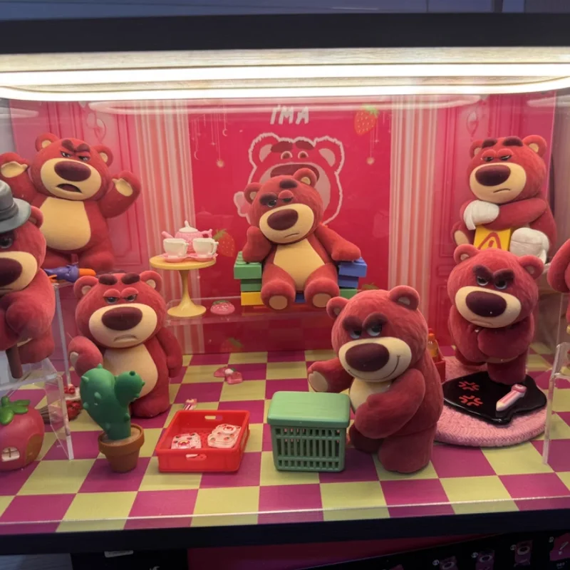 Оригинальная оригинальная серия Disney Lotso 3-го поколения, очаровательная слепая коробка серии Big Boss, милый клубничный медведь, коллекция аниме-фигурок, игрушки
Оригинальная оригинальная серия Disney Lotso 3-го поколения, очаровательная слепая коробка серии Big Boss, милый клубничный медведь, коллекция аниме-фигурок, игрушки