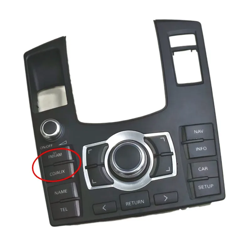 OE 4E919612J Multimedia Control Panel Button Switch for Audi A8 A8L
OE 4E919612J Multimedia Control Panel Button Switch for Audi A8 A8L