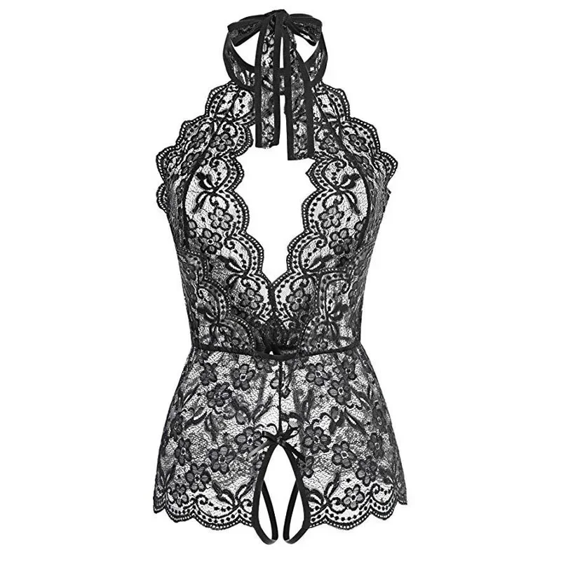 Lingeries Sexy Female Sexy Lace Halter Romper Sexy Lingerie Halter Strap Sleeveless Pajamas Various Colors Are Available Corset
Lingeries Sexy Female Sexy Lace Halter Romper Sexy Lingerie Halter Strap Sleeveless Pajamas Various Colors Are Available Corset