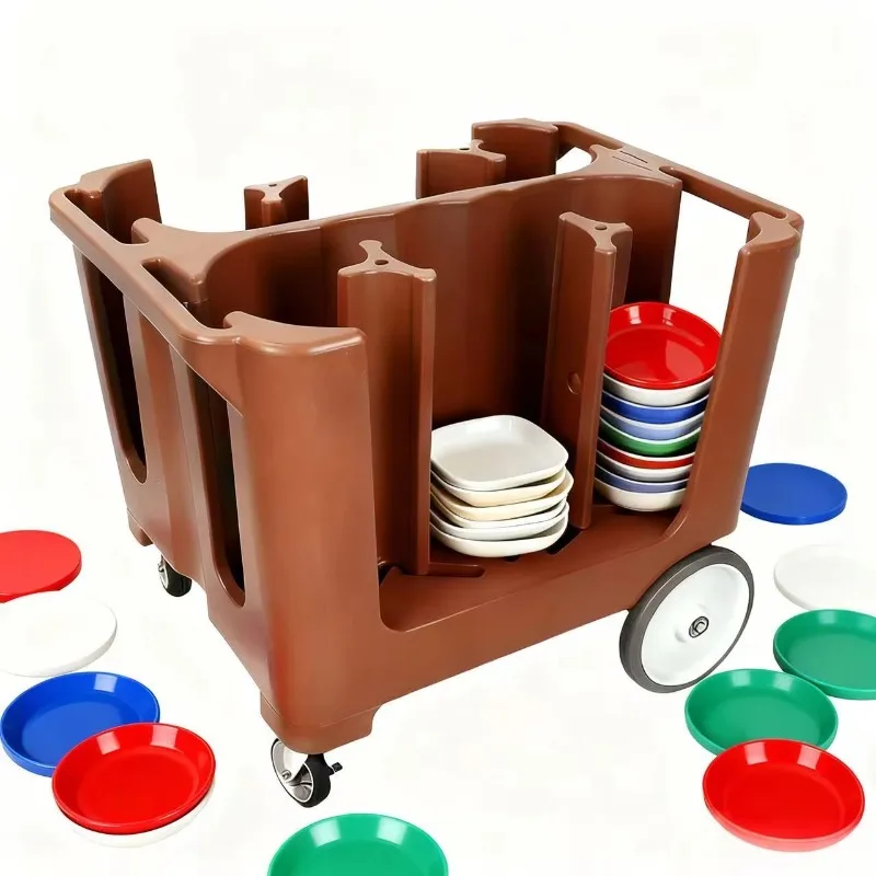 exclusive supply Hotel restaurant plastic tableware storage trolley adjustable board caddy 4-column partition board
exclusive supply Hotel restaurant plastic tableware storage trolley adjustable board caddy 4-column partition board