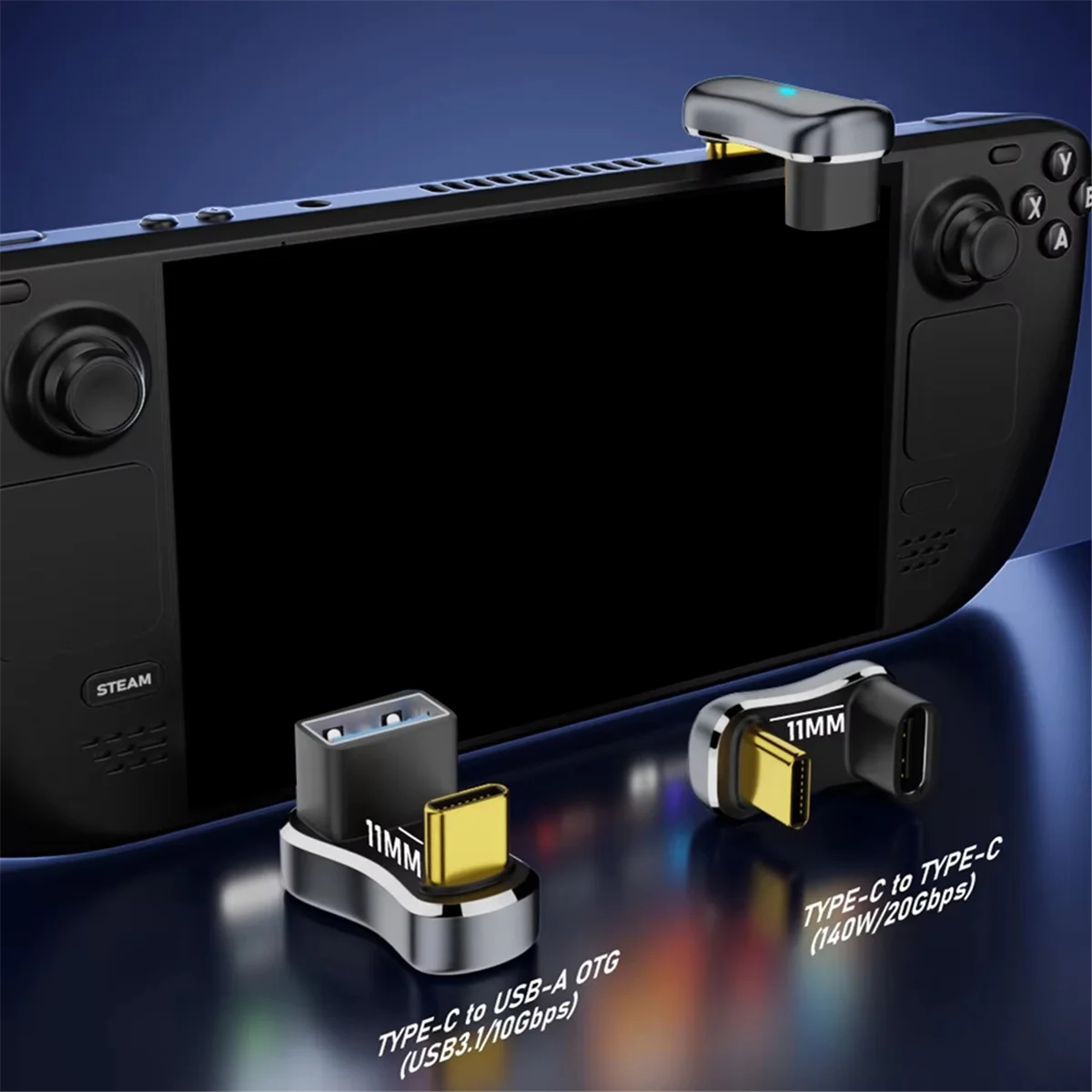 # 408Q Угол 180 градусов USB C-адаптер для аксессуаров Steam Deck, C-A 10G 36 Вт (черный и серый)
# 408Q Угол 180 градусов USB C-адаптер для аксессуаров Steam Deck, C-A 10G 36 Вт (черный и серый)