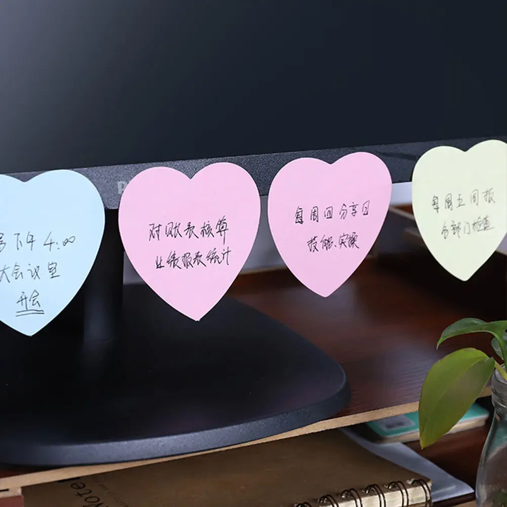 4Pcs Heart Shaped Portable Memo Stickers Premium Paper Writing Notes Removable Reusable Bright Color Office Home Reminder Index
4Pcs Heart Shaped Portable Memo Stickers Premium Paper Writing Notes Removable Reusable Bright Color Office Home Reminder Index
