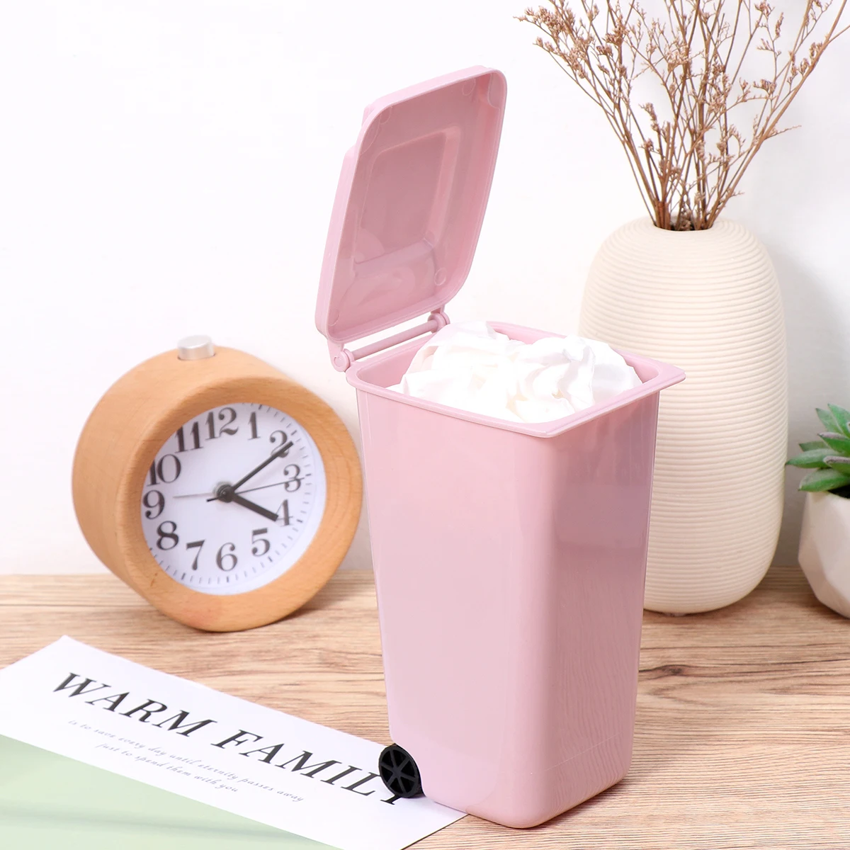 4pcs Mini Garbage Can Dustbin Wastebasket for Desk Office Kitchen Trash Bin Desktop Waste Basket Practical Multi Functional
4pcs Mini Garbage Can Dustbin Wastebasket for Desk Office Kitchen Trash Bin Desktop Waste Basket Practical Multi Functional