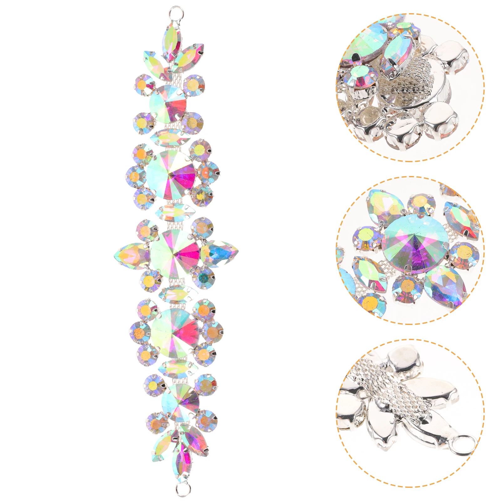 Eye Diamond Flower Rhinestone Applique Patch for Dress Wedding Decorative Patches Repair Lightweight Compact Handmade DIY Beaded
Eye Diamond Flower Rhinestone Applique Patch for Dress Wedding Decorative Patches Repair Lightweight Compact Handmade DIY Beaded