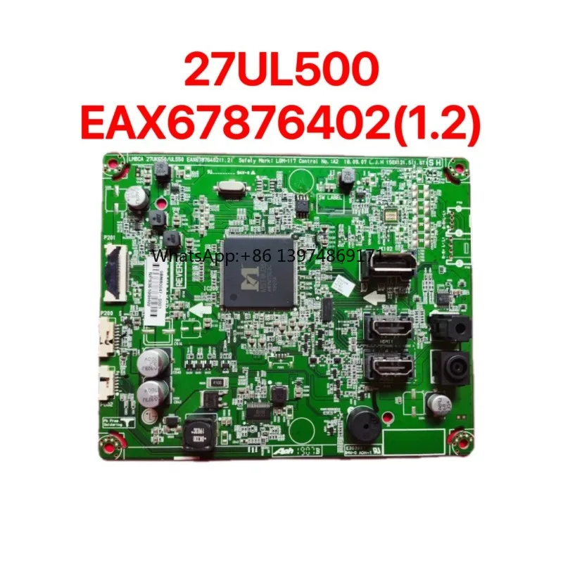 New for 27UL550 driver board, 27UK650 driver board, LGM-117 motherboard, EAX67876402
New for 27UL550 driver board, 27UK650 driver board, LGM-117 motherboard, EAX67876402