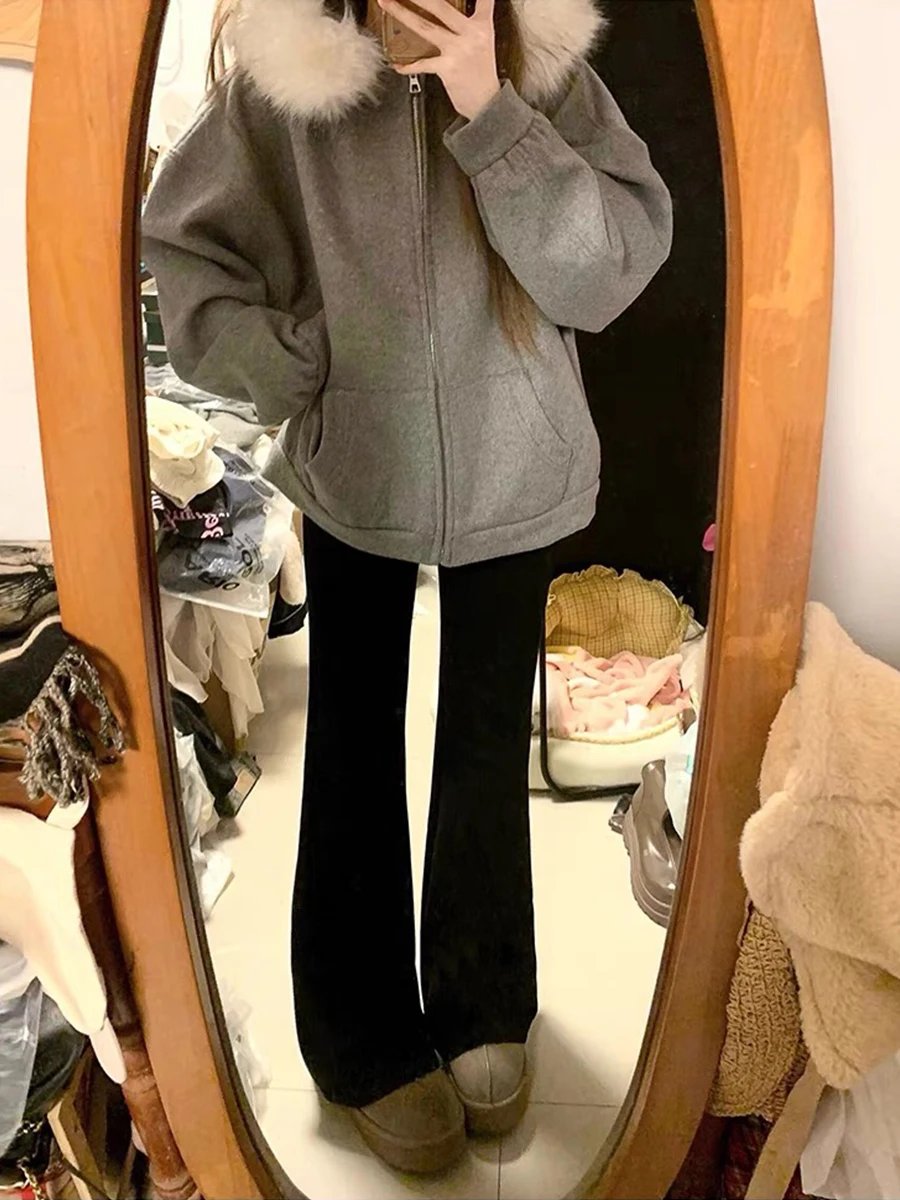 Расклешенные прямые джинсы с высокой талией, женские весенне-осенние эластичные хлопковые джинсовые брюки больших размеров для похудения
Расклешенные прямые джинсы с высокой талией, женские весенне-осенние эластичные хлопковые джинсовые брюки больших размеров для похудения