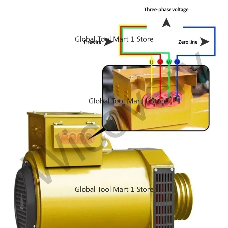 380V Three Phase AC Generator 10KW-50KW 220V Single Phase Alternators Stromgennerator Di-esel Generators Set For Various Fields
380V Three Phase AC Generator 10KW-50KW 220V Single Phase Alternators Stromgennerator Di-esel Generators Set For Various Fields