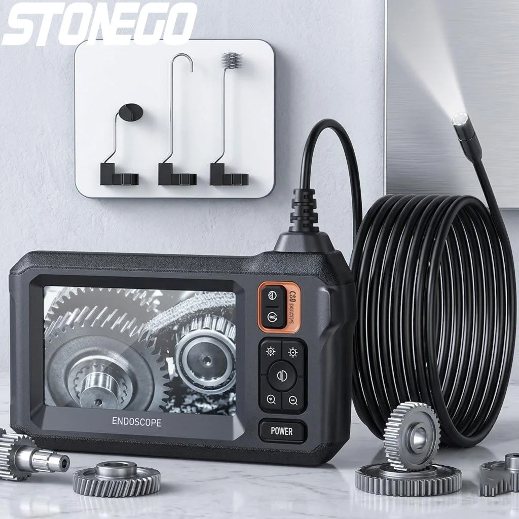 1080P HD WiFi Endoscope 43 Inch 10m Cable Dual Camera 2600mAh Battery Auto Electrical Pipeline Inspection Tool
1080P HD WiFi Endoscope 43 Inch 10m Cable Dual Camera 2600mAh Battery Auto Electrical Pipeline Inspection Tool
