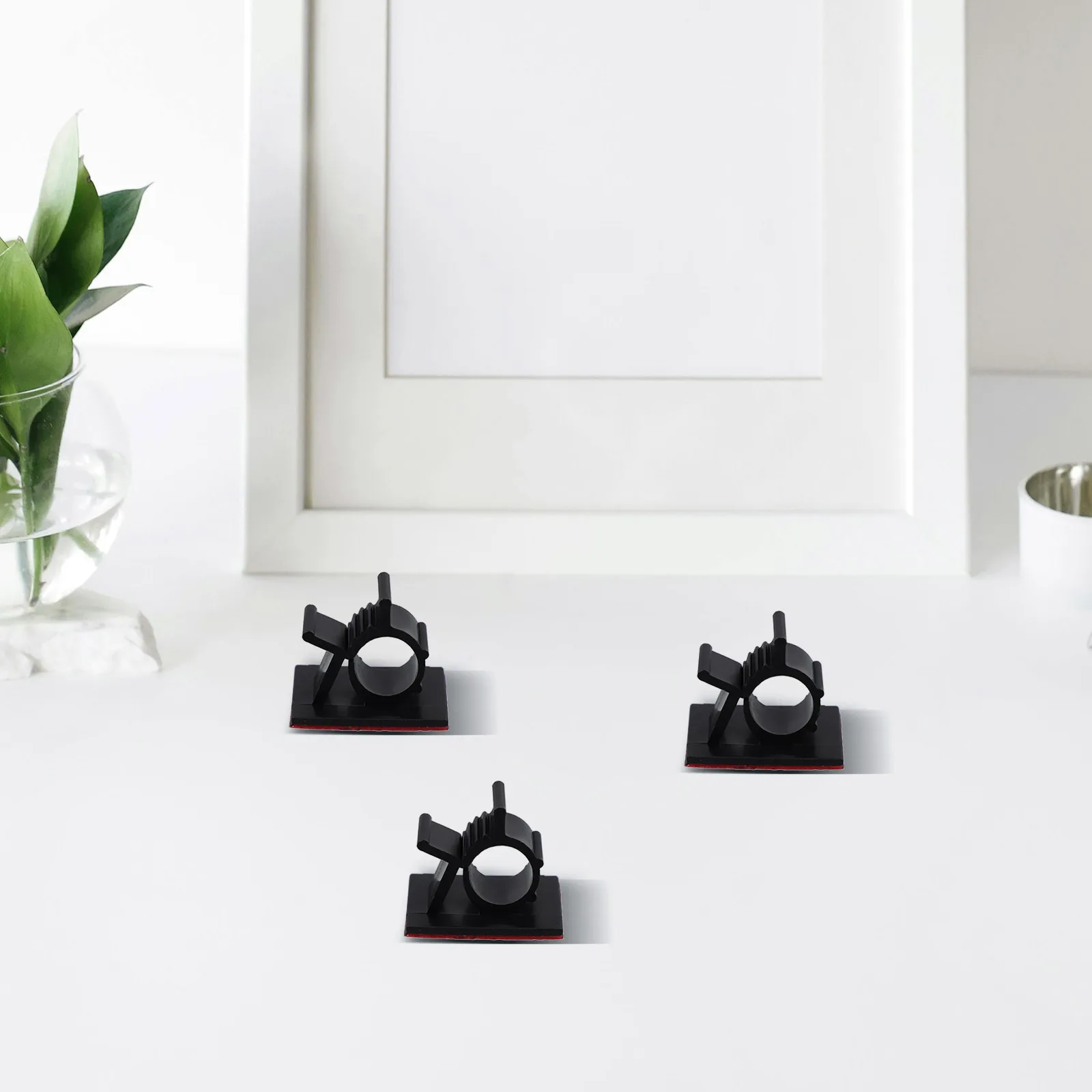 30 Pcs Adhesive Cable Clamps Black Adjustable PP Cord Ties Wall Wire Fixing Clips Electrical Cords Office Use Strong Acrylic
30 Pcs Adhesive Cable Clamps Black Adjustable PP Cord Ties Wall Wire Fixing Clips Electrical Cords Office Use Strong Acrylic