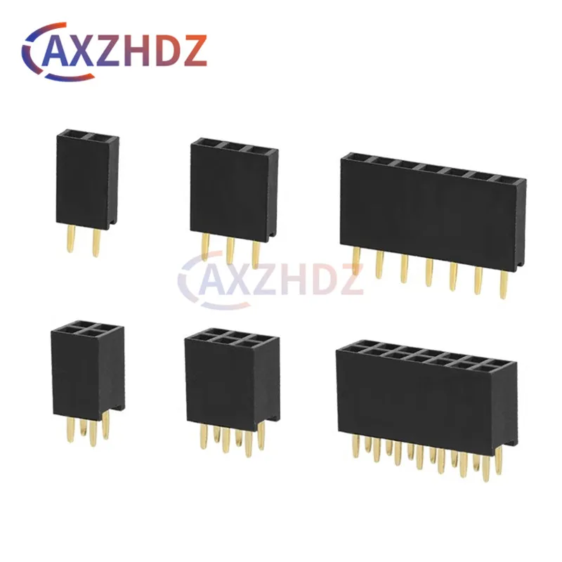 20PCS 2.54mm Pin Header Female Header PCB Connector Single Double Row JST 2P 3P 4P 5P 6P 7P 8P 9P 10P 12P 14P 15P 16P 20P 40Pin
20PCS 2.54mm Pin Header Female Header PCB Connector Single Double Row JST 2P 3P 4P 5P 6P 7P 8P 9P 10P 12P 14P 15P 16P 20P 40Pin