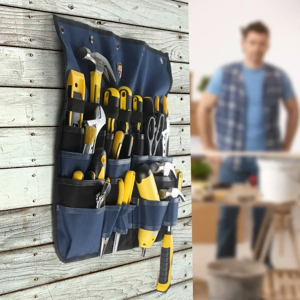 Oxford Cloth Tool Bag Wall Hanging Bag Electrician Multi-functional Maintenance Tools Storage Hanging Bags Tools Packaging
Oxford Cloth Tool Bag Wall Hanging Bag Electrician Multi-functional Maintenance Tools Storage Hanging Bags Tools Packaging