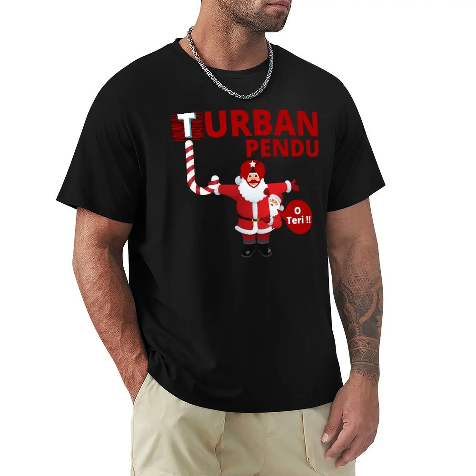 Punjabi Santa Cute funny Turban pendu Punjabi Christmas T-Shirt graphics animal prinfor boys mens graphic t-shirts
Punjabi Santa Cute funny Turban pendu Punjabi Christmas T-Shirt graphics animal prinfor boys mens graphic t-shirts