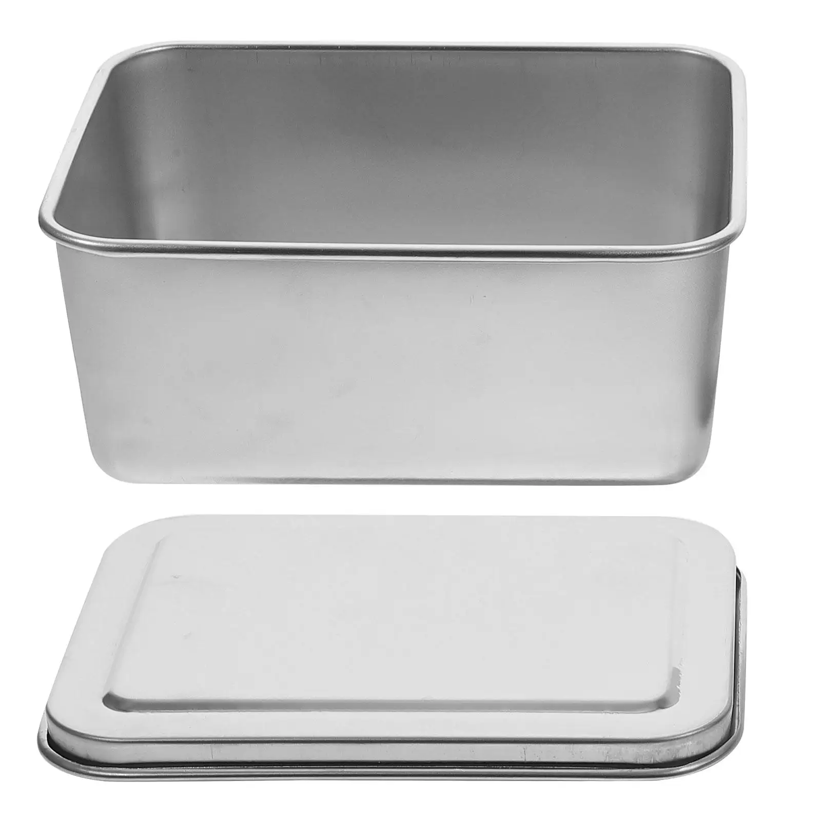 Stainless Steel Cake Pan Rectangle Pans Tiramisu Molds Baking Box Cookie Container Storage Pan Mold for Bread Cheese Kitchenware
Stainless Steel Cake Pan Rectangle Pans Tiramisu Molds Baking Box Cookie Container Storage Pan Mold for Bread Cheese Kitchenware
