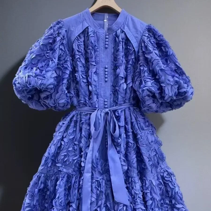 Новая женская юбка Ele Spring Summer с пышными рукавами, вышивкой, круглым вырезом, на одной пуговице, свободного кроя, с поясом
Новая женская юбка Ele Spring Summer с пышными рукавами, вышивкой, круглым вырезом, на одной пуговице, свободного кроя, с поясом