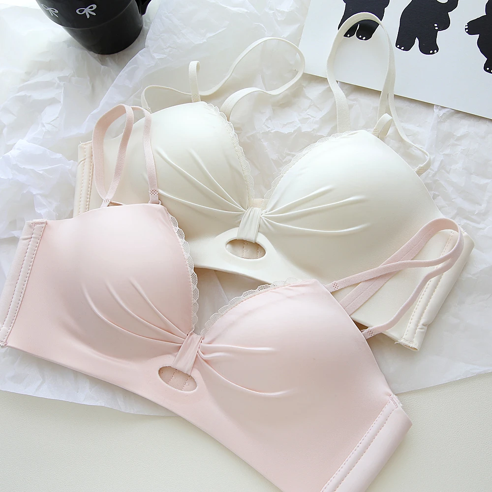 Hollow lace sweet girls underwear beaded small breasts gathered up support lingerie non-marking thin cup bra set
Hollow lace sweet girls underwear beaded small breasts gathered up support lingerie non-marking thin cup bra set