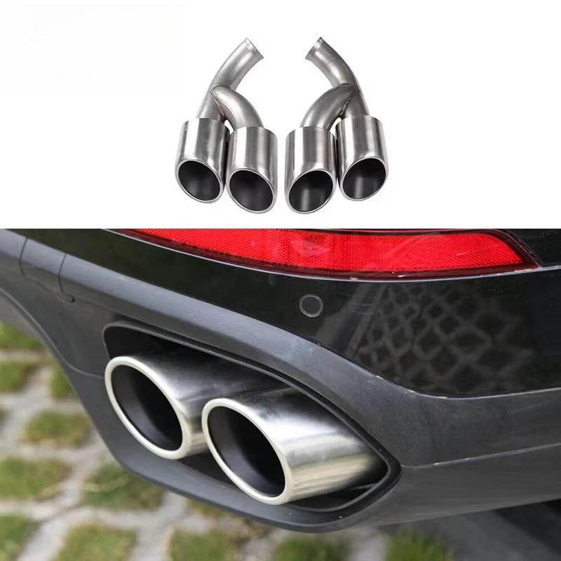 FOR Exhaust Pipe Tailpipe Silver Black Stainless Steel Car Upgrade GTS Style 4 Exhaust Pipes Tail Throat Kit
FOR Exhaust Pipe Tailpipe Silver Black Stainless Steel Car Upgrade GTS Style 4 Exhaust Pipes Tail Throat Kit